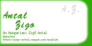 antal zigo business card